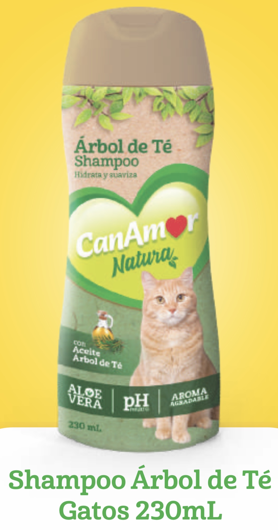 SHAMPOO ÁRBOL DE TE CATS CAN AMOR