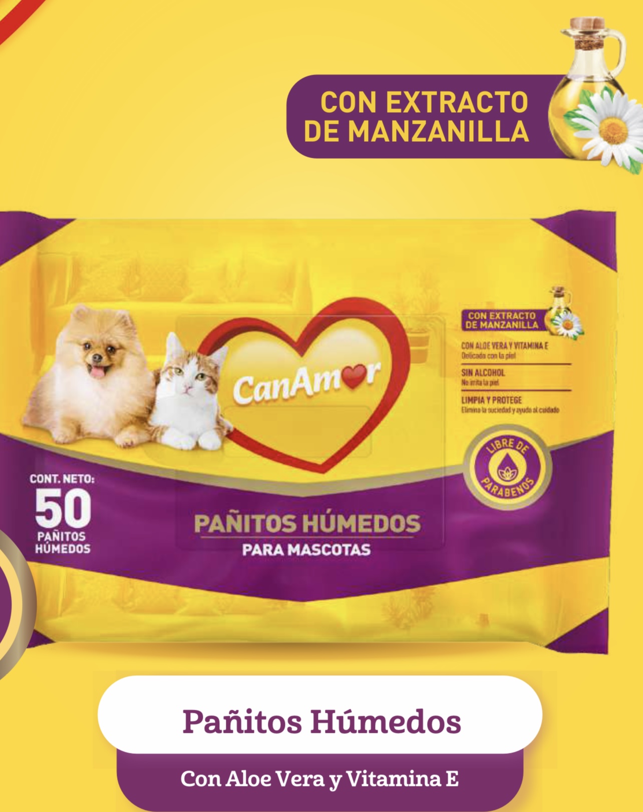 PAÑITOS HÚMEDOS CAN AMOR