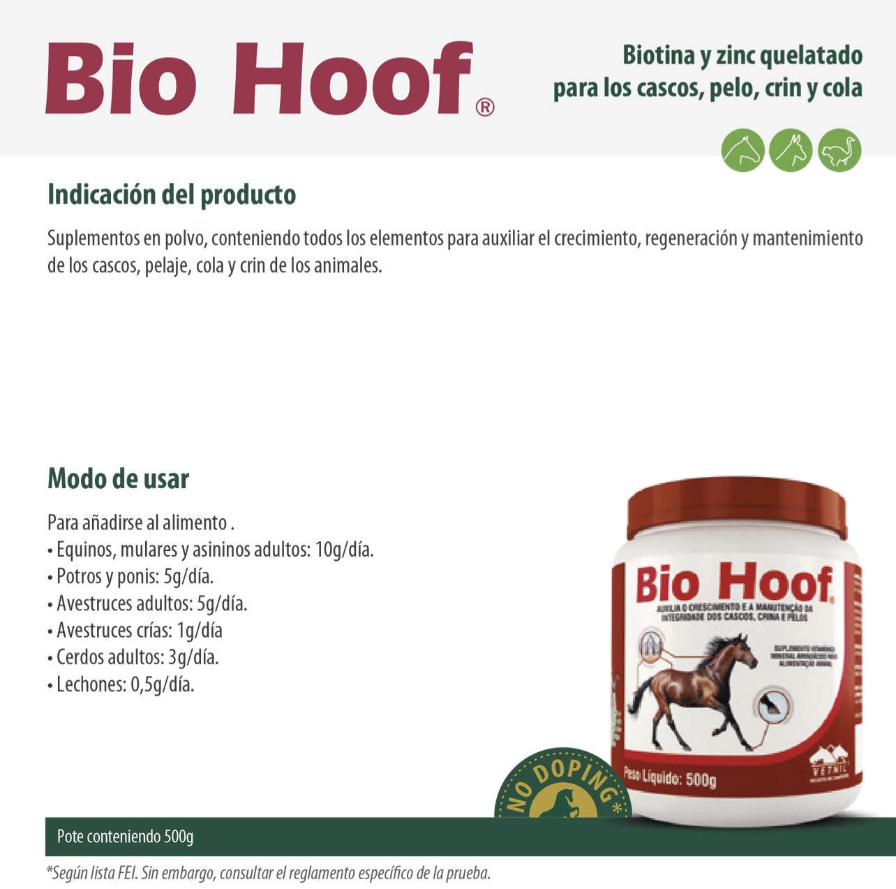 VETNIL BIO HOOF 500g