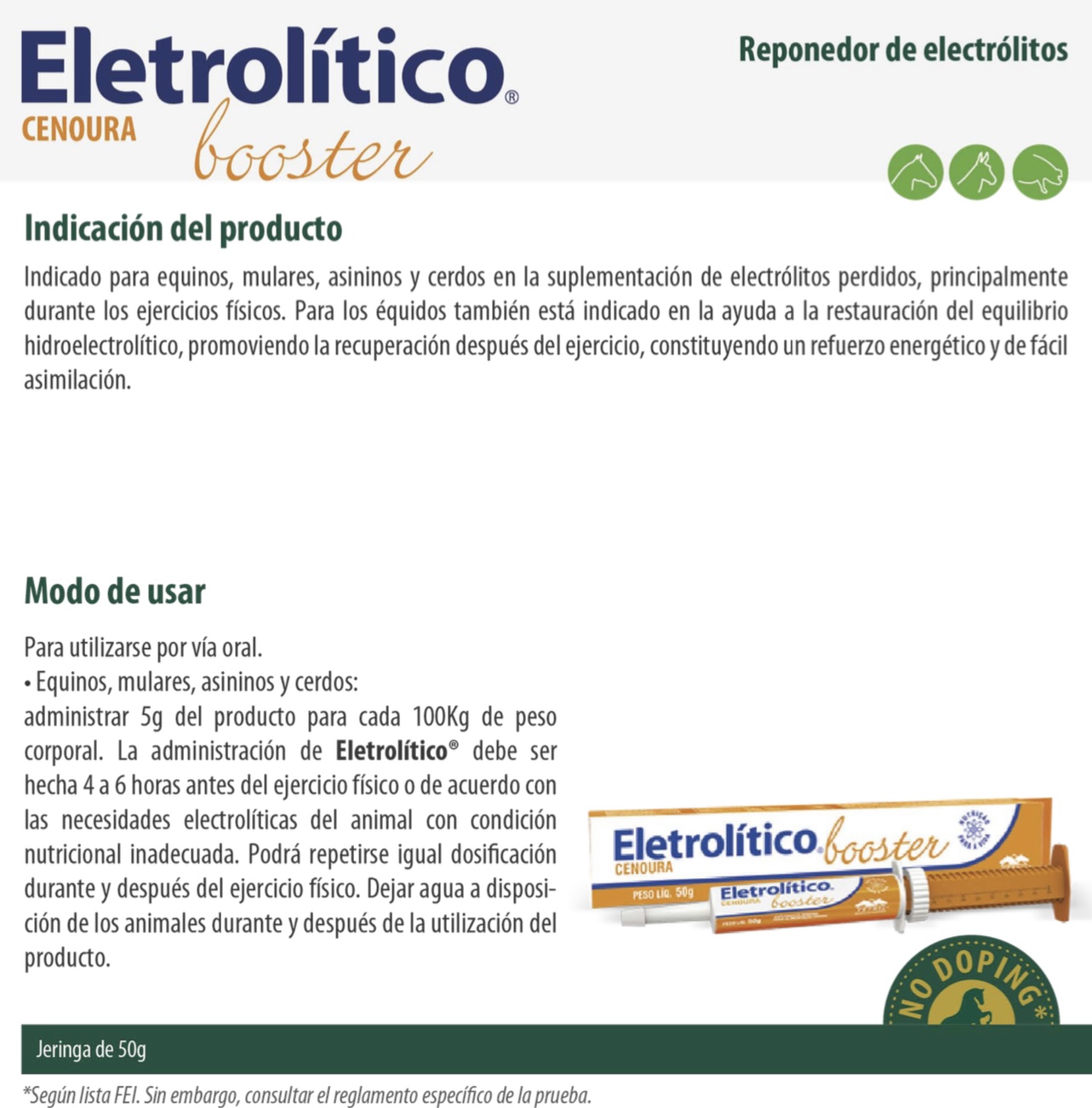 VETNIL ELETROLITICO SENOURA 50g