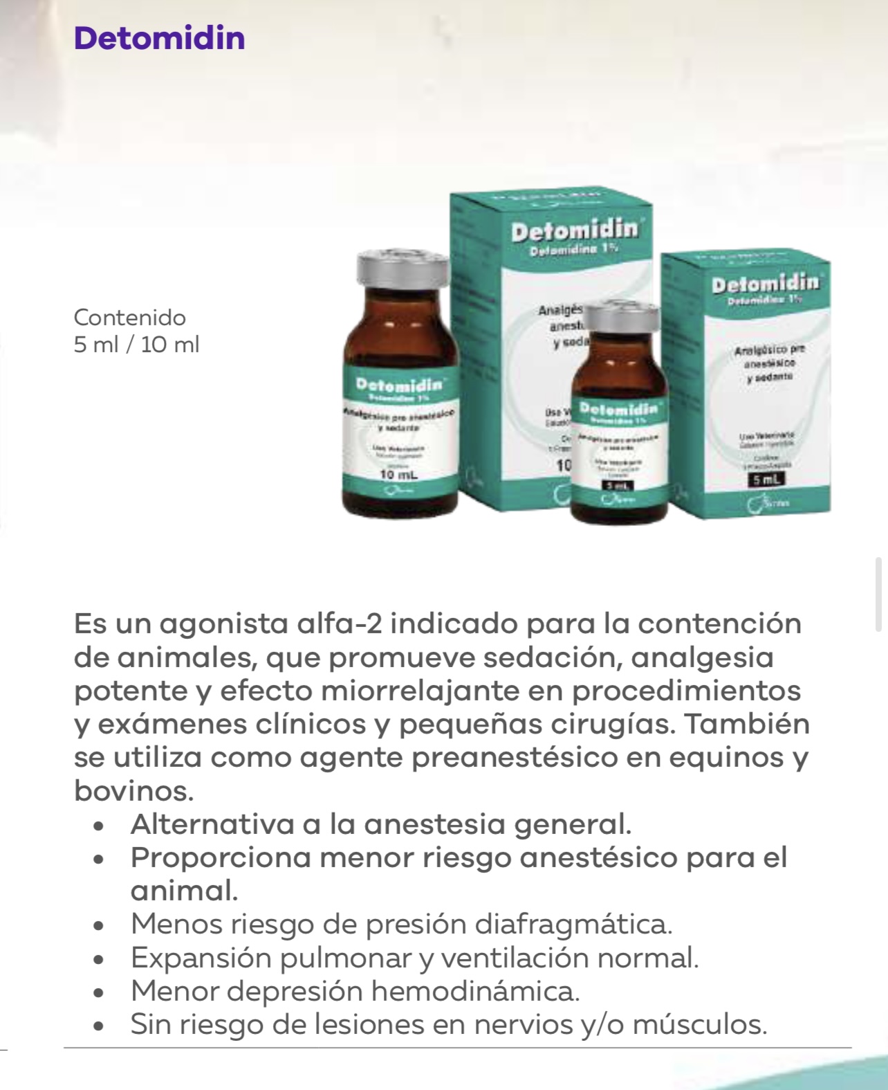 DETOMIDIN 5/10Ml