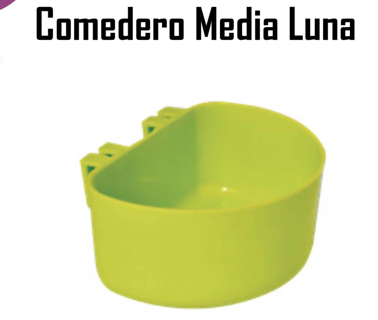 COMEDERO MEDÍA LUNA