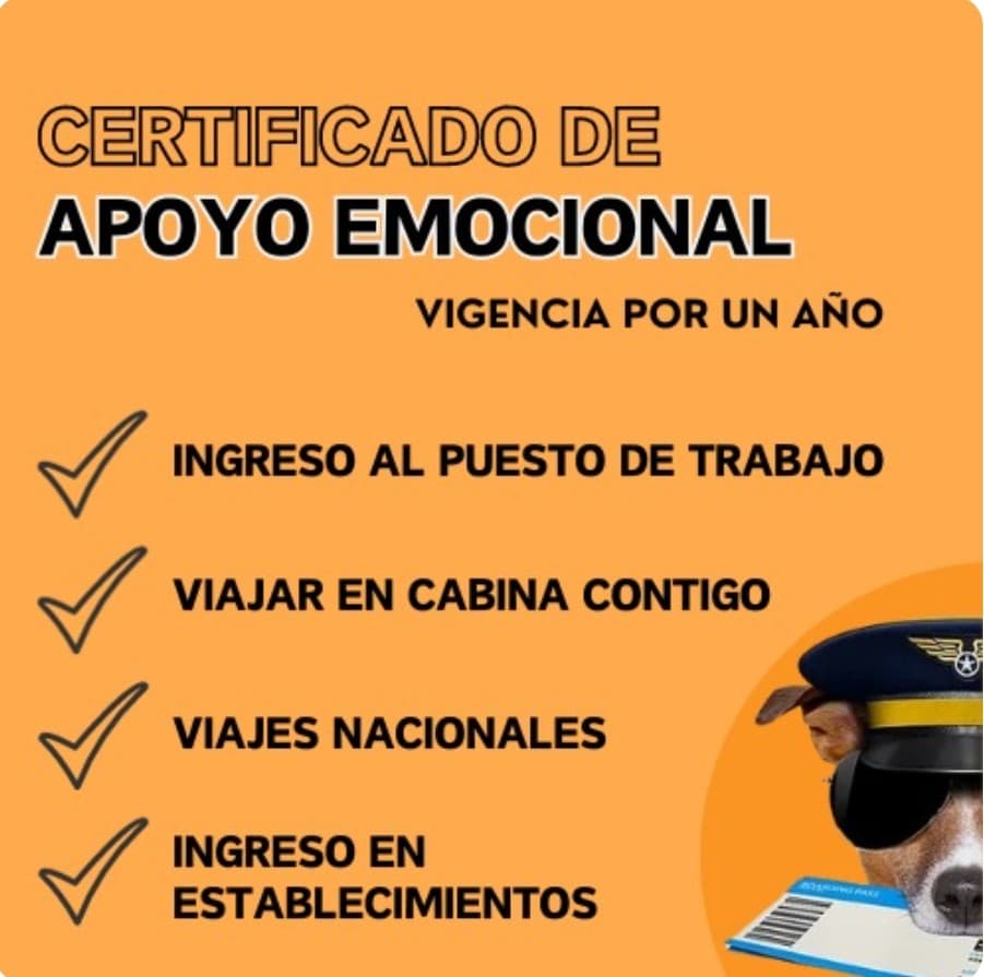 CERTIFICADO APOYO EMOCIONAL DOGS