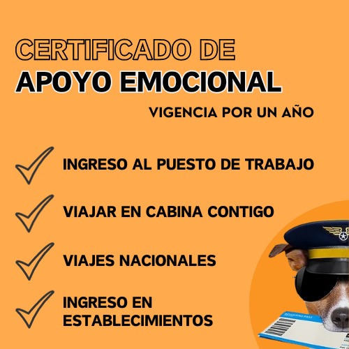 CERTIFICADO APOYO EMOCIONAL DOGS