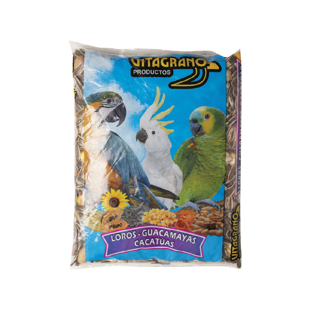 ALIMENTO PARA LOROS, GUACAMAYAS Y CACATÚAS