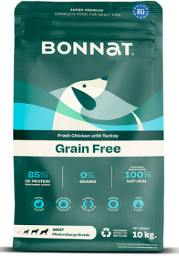 BONNAT - GRAIN FREE CANINE ADULT MEDIUM/LARGE BREEDS