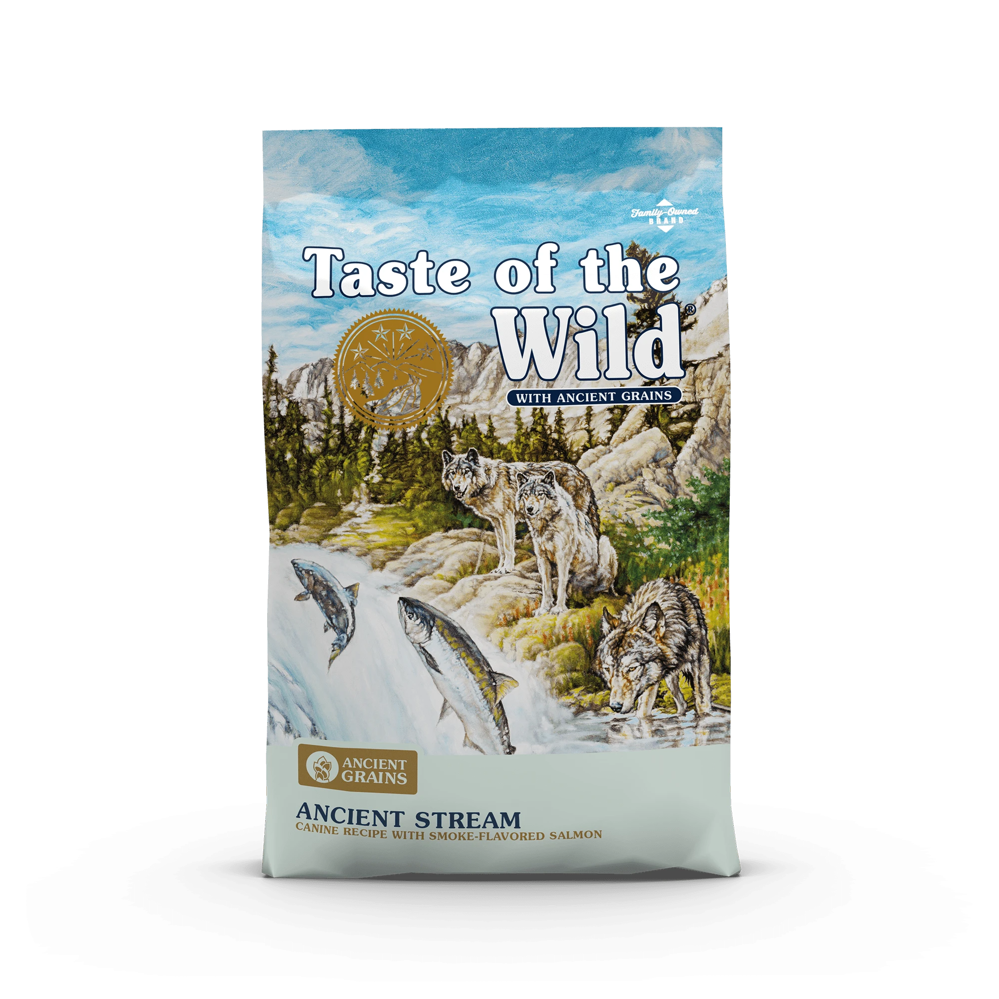 TASTE OF THE WILD ANCIENT STREAM CANINE FORMULA CON SALMON Y SALMON AHUMADO