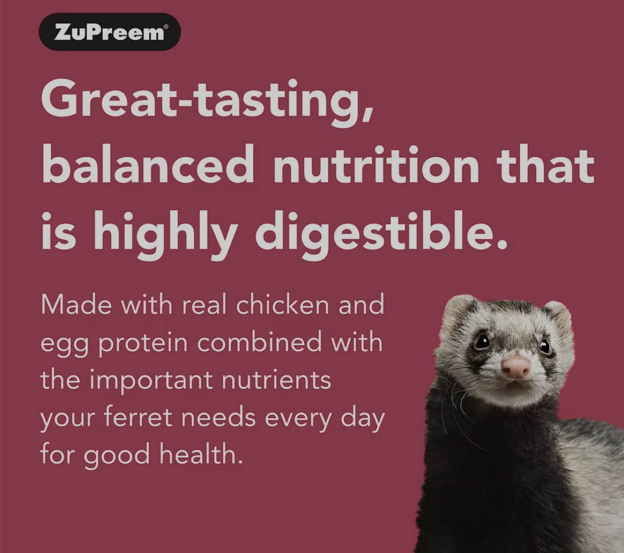 ZUPREEM FERRET DIET 8Lbs 