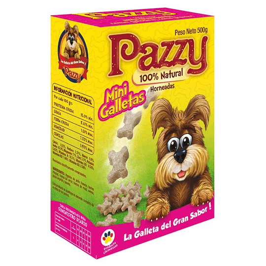 GALLETAS PAZZY MINI CAJA (500 GR)