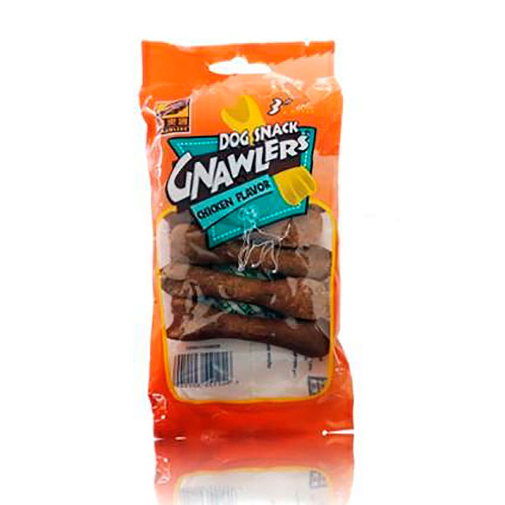 GNAWLERS CHICKEN FLAVOR 6 UDS X 3"