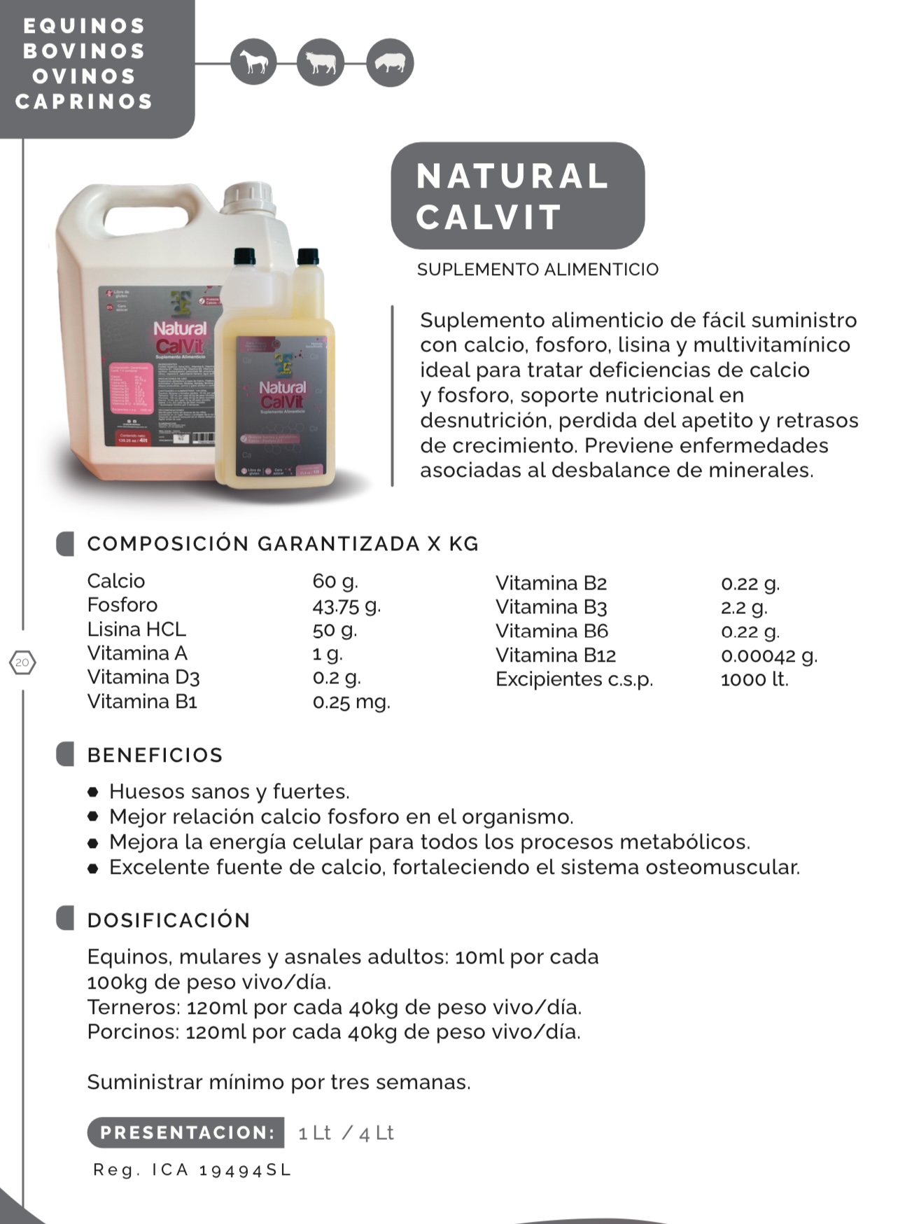 NATURAL CALVIT 120 Ml