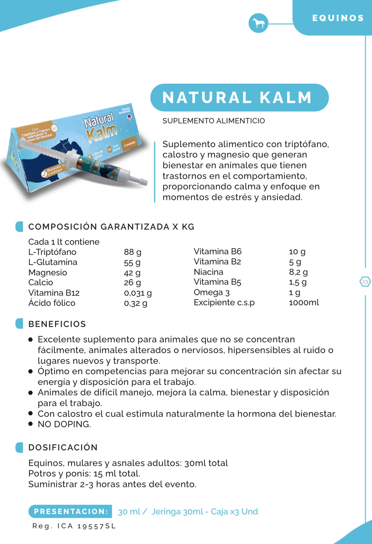 NATURAL KALM 120Ml 