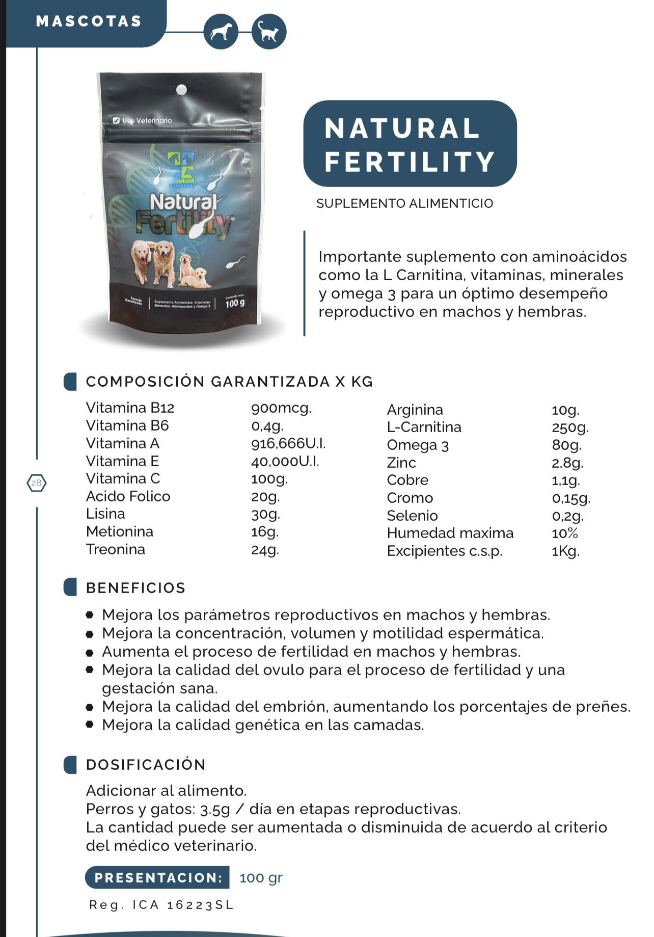 NATURAL FERTILITY 100Gr