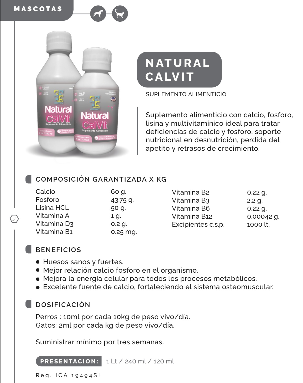 NATURAL CALVIT 120Ml