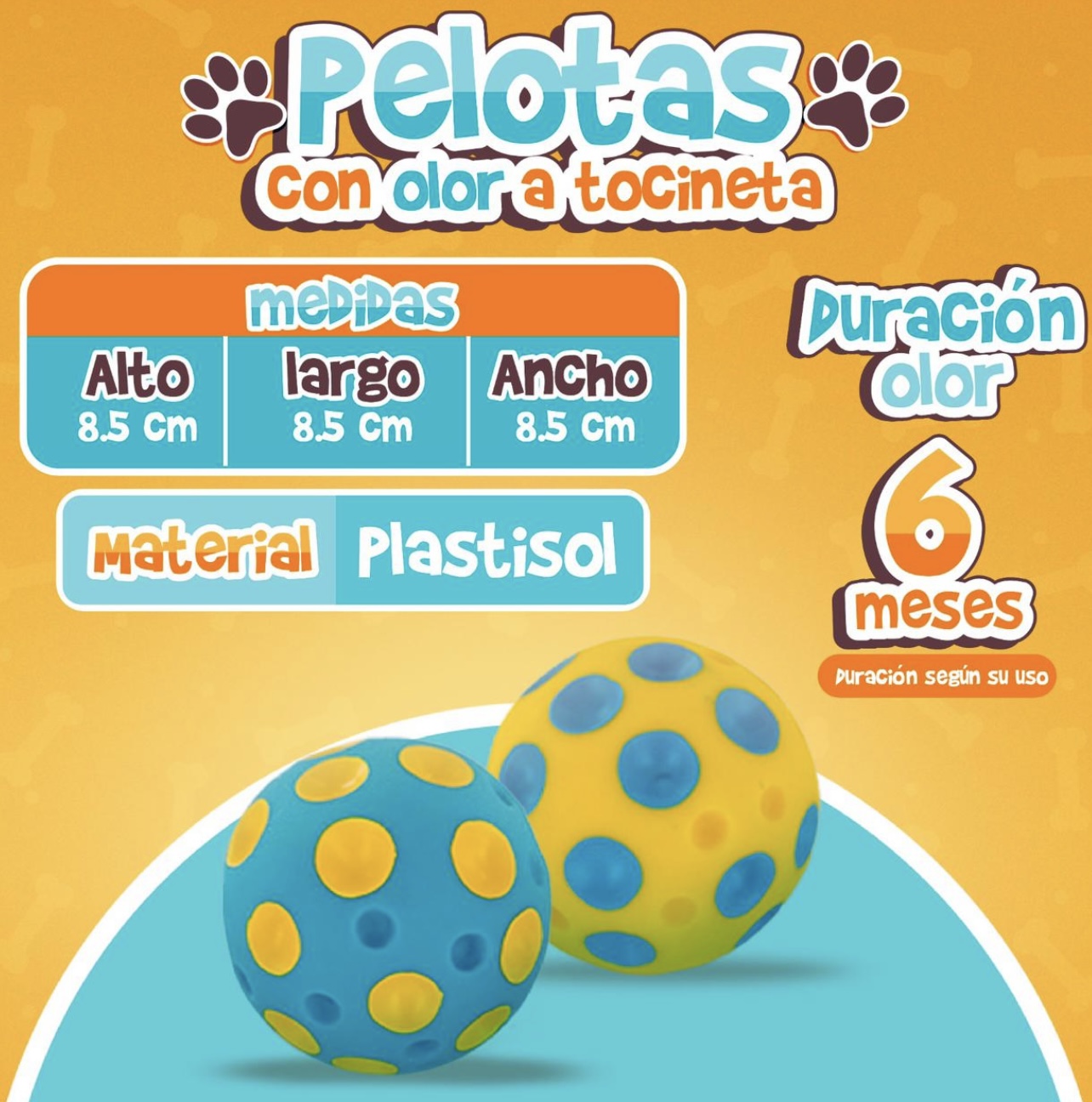 PELOTAS CON OLORES tocineta/pollo